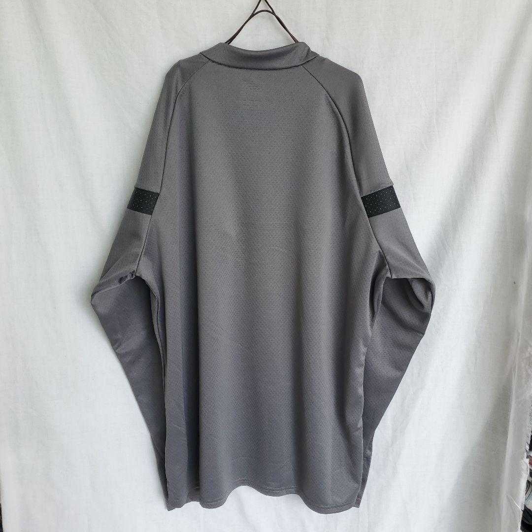 プーマ　ドルトムント　ロングスリーブ　ハーフジップ　ゲームシャツ　長袖 グレー