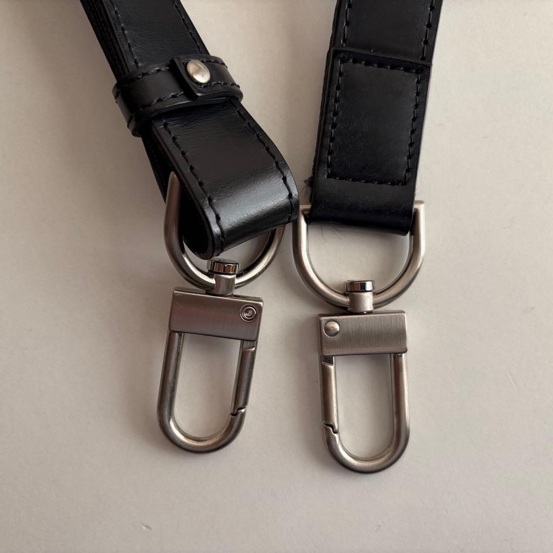 MBハイエンドレザーショルダーバッグ　ブラック