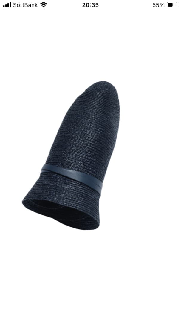 タグ付　HELEN KAMINSKI BESA６ ネイビー ラフィア　帽子