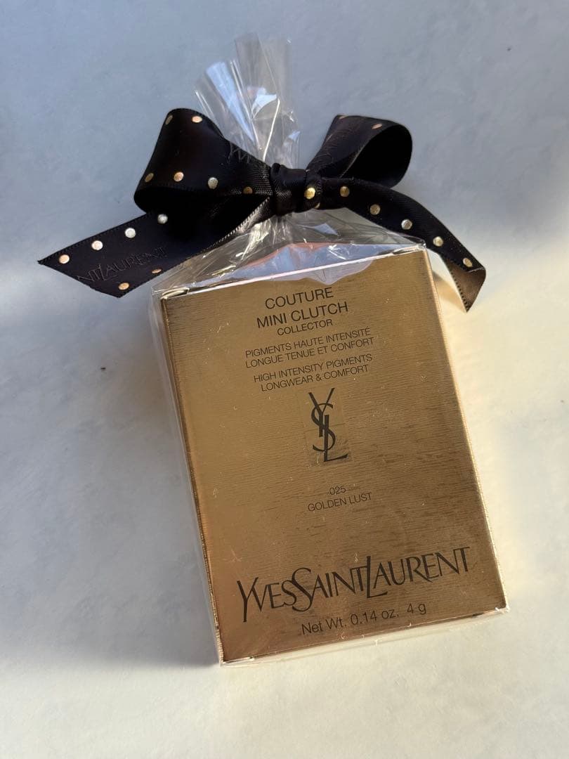 ラス1 025 YSLイブサンローラン クチュール ミニ クラッチ　ホリデー