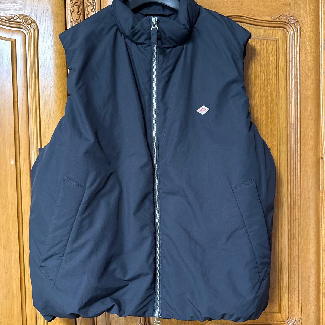 【美品】DANTON ダントン スタンドカラー ジップアップ ダウンベスト(L)