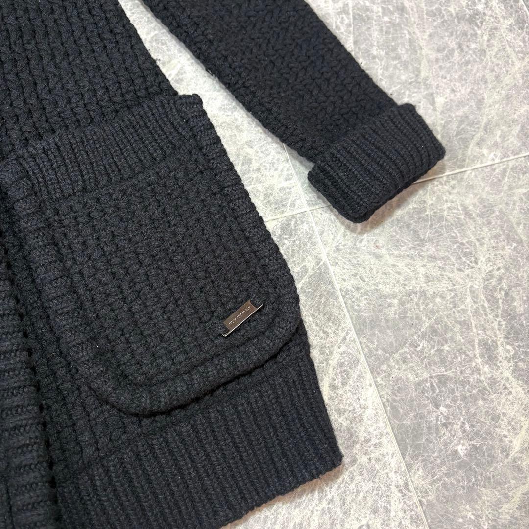 ⭐︎BURBERRY⭐︎カシミヤ混　バーバリー　ウール　コート　レディース　ブラック