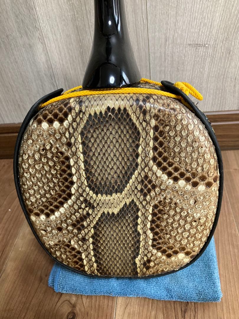 【登り竜ティーガ】沖縄三線✨本革強化張り✨訳あり