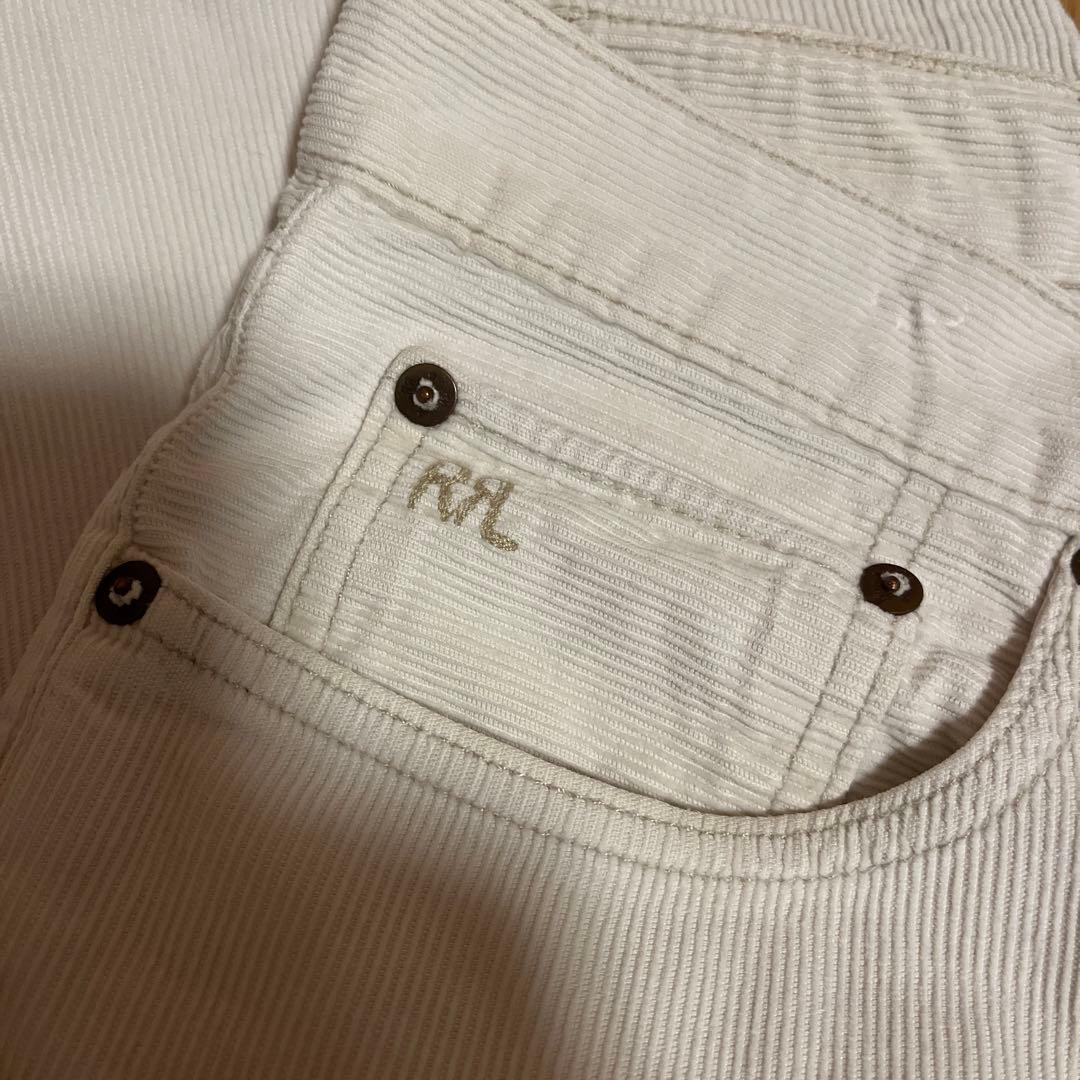 RRL コーデュロイパンツ【白】USA製