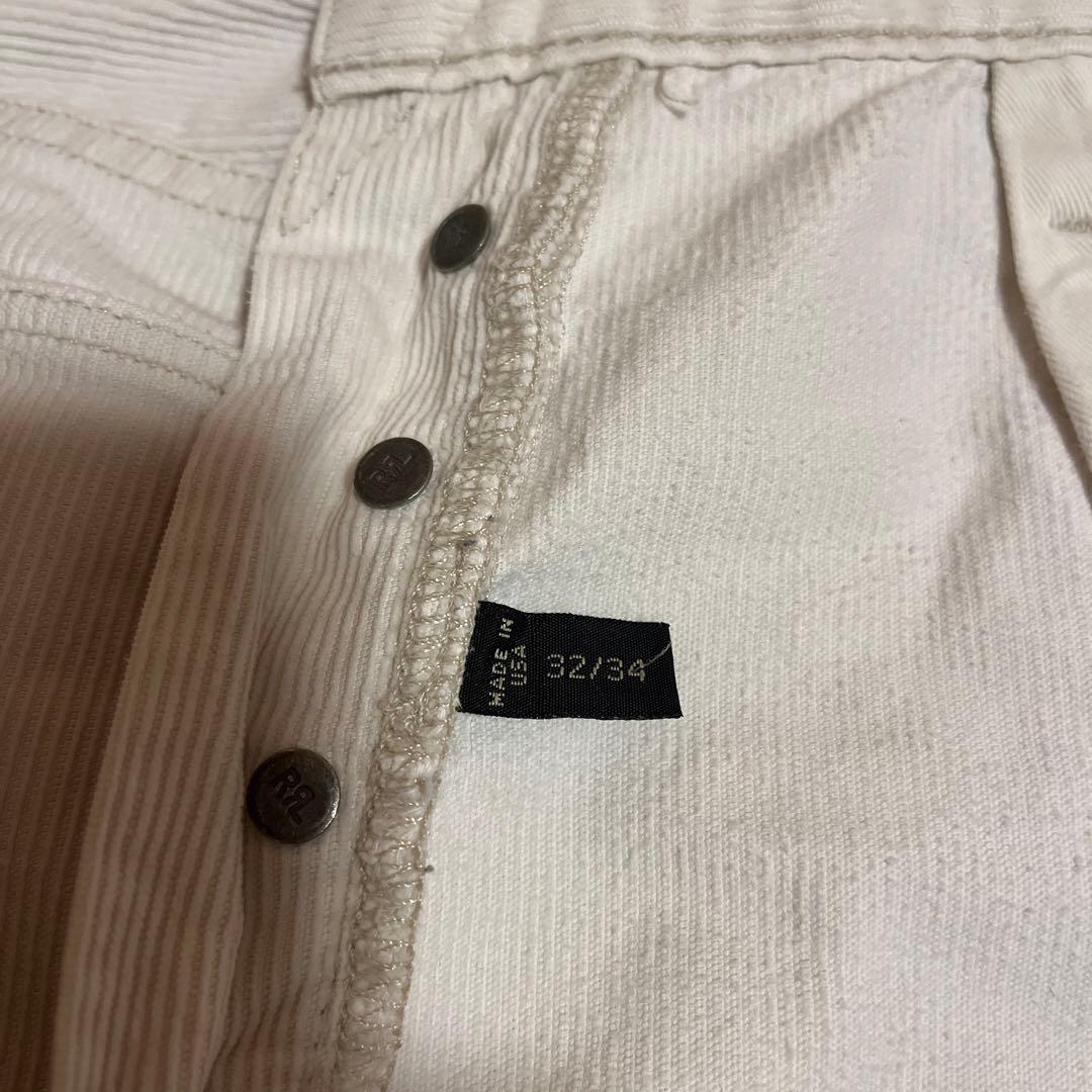 RRL コーデュロイパンツ【白】USA製