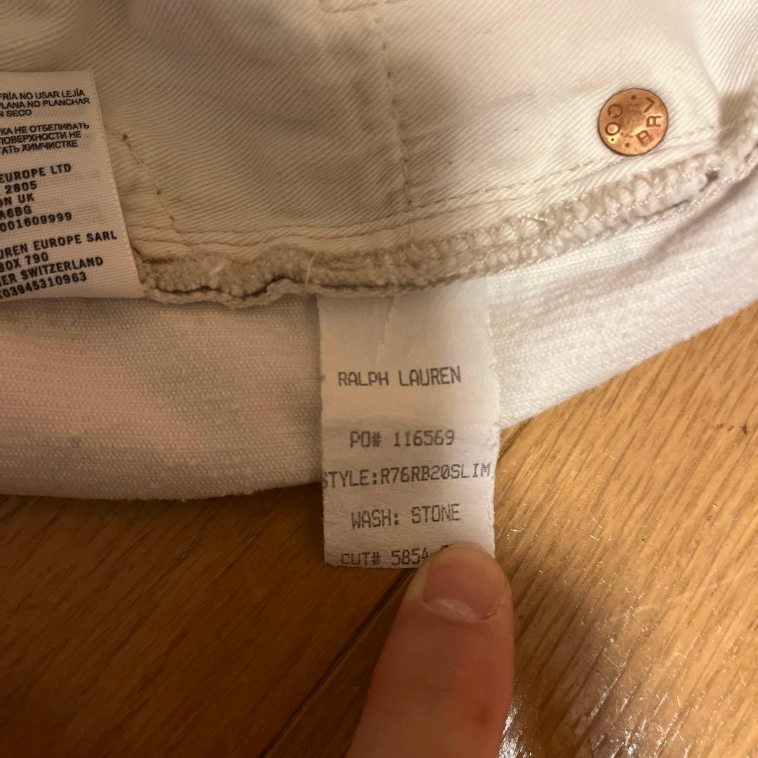 RRL コーデュロイパンツ【白】USA製