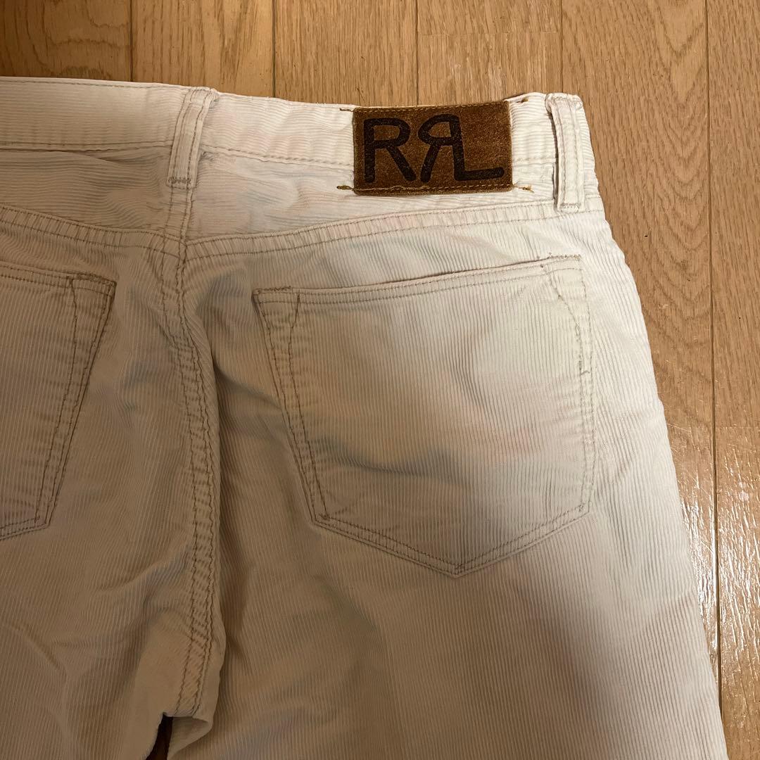 RRL コーデュロイパンツ【白】USA製