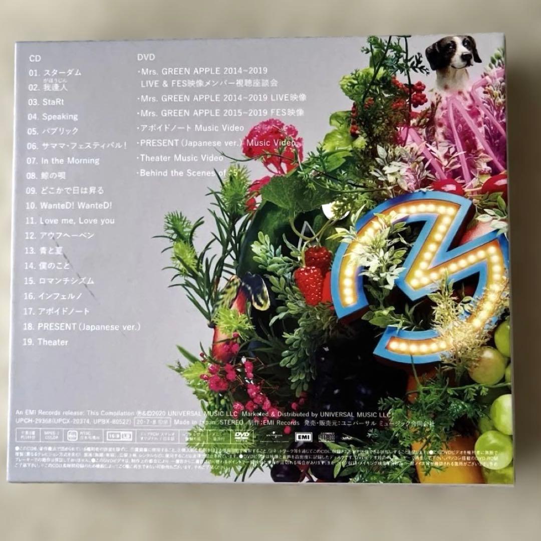 初回限定版　Mrs. GREEN APPLE 「5 」CD＋DVD2枚組