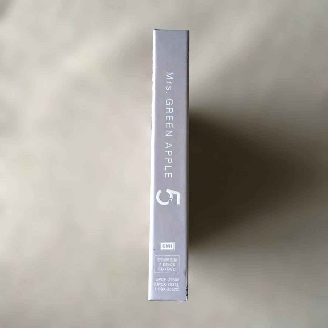 初回限定版　Mrs. GREEN APPLE 「5 」CD＋DVD2枚組