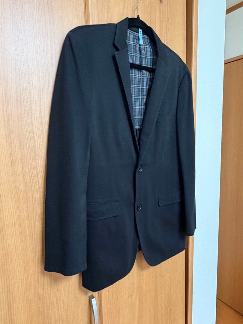 セットバーバリー　ブラックレーベル ジャケット ブラック＆ローファーのセット