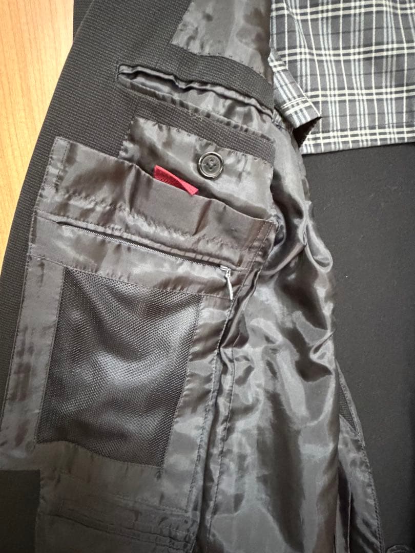 セットバーバリー　ブラックレーベル ジャケット ブラック＆ローファーのセット