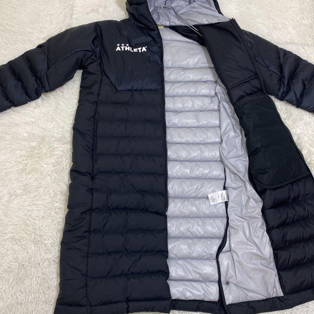 新品 未使用 ATHLETA アスレタ ベンチコート ダウンコート ロングダウン