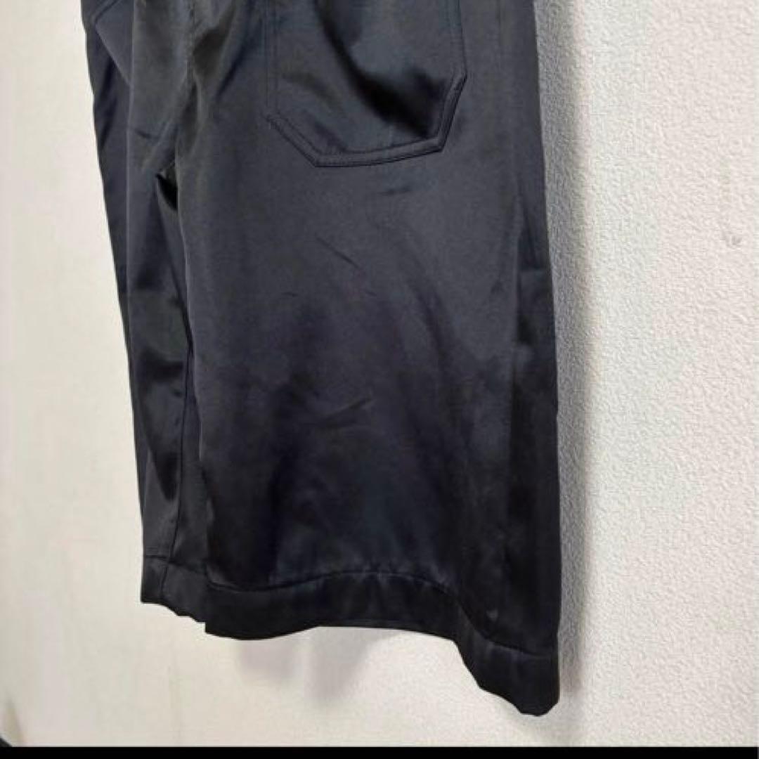 サテン カレンソロジー × ユニバーサルオーバーオール ハーフ丈