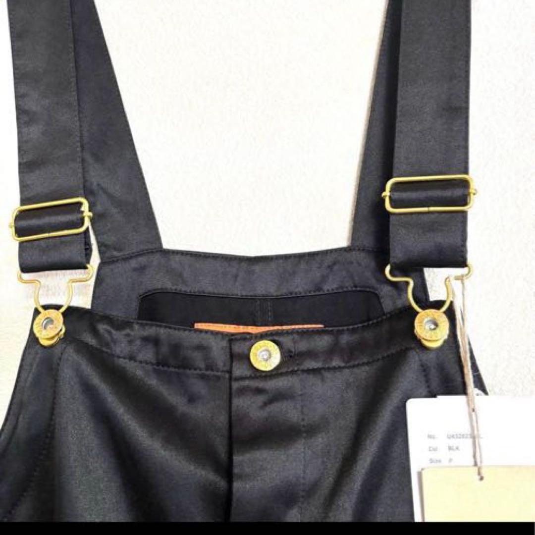 サテン カレンソロジー × ユニバーサルオーバーオール ハーフ丈