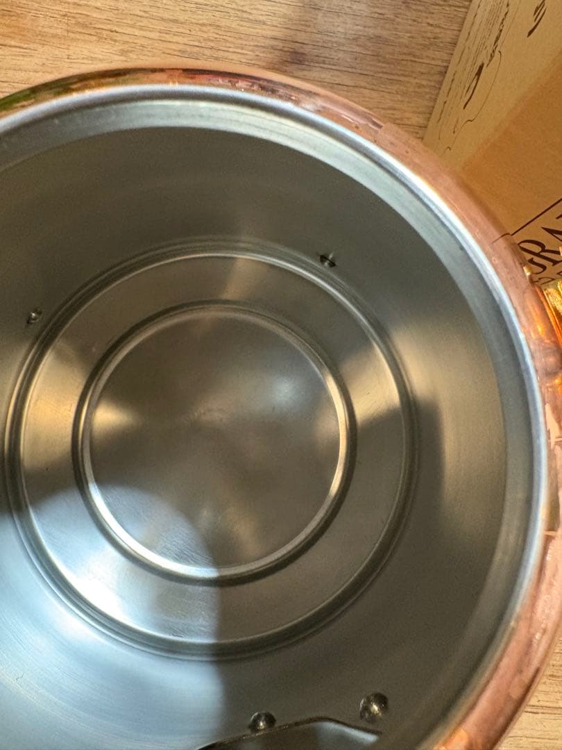 新品未使用　グランマ コッパーケトル #12113 3.3L小　旧ロゴ