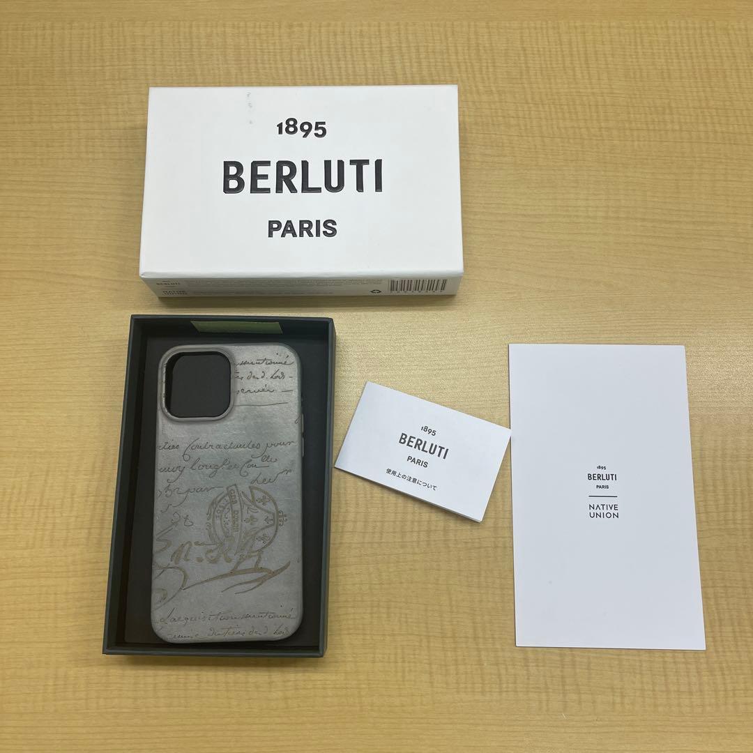 BERLUTI iPhone14pro maxケース スクリットレザー