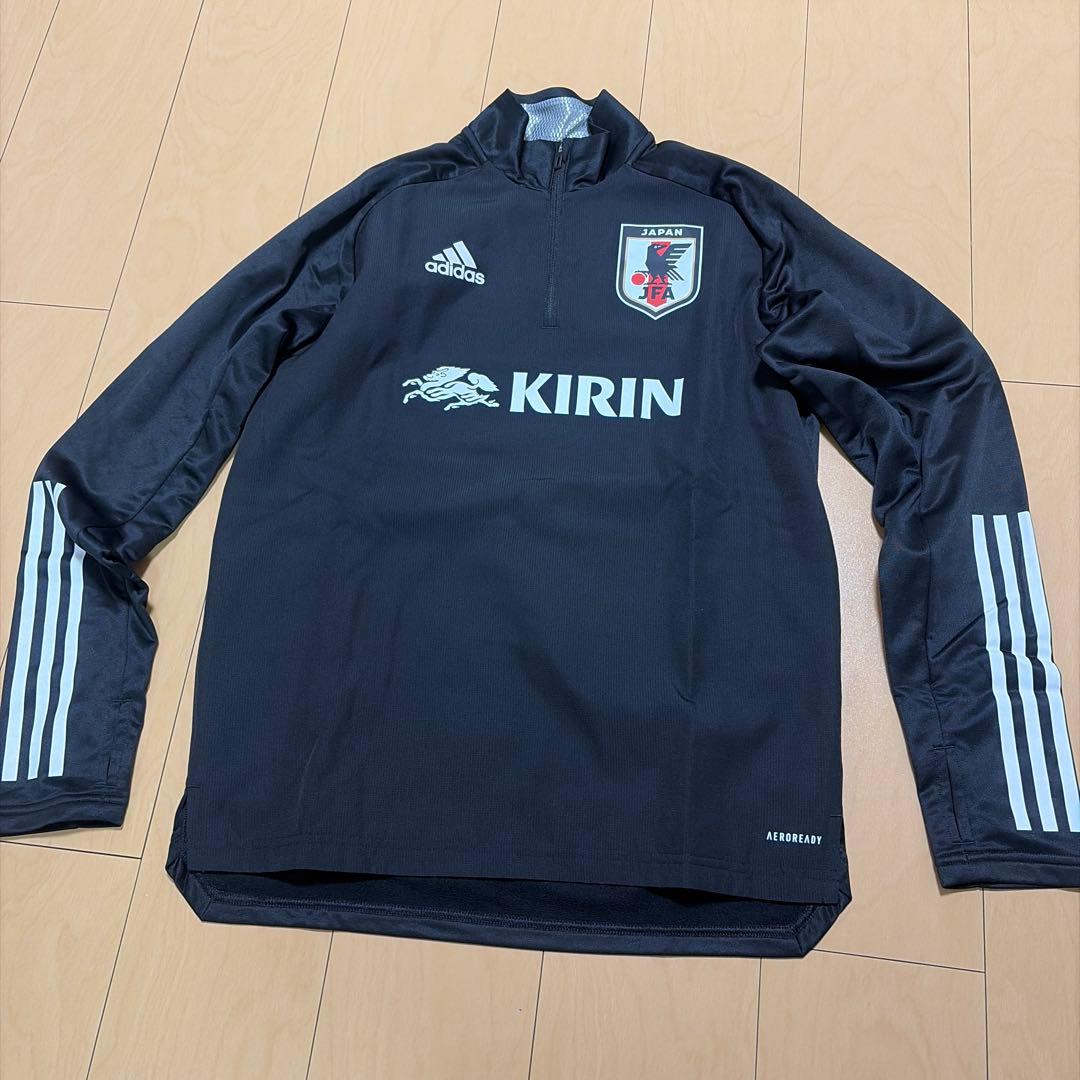 【美品】adidas　日本代表ドリルトップトレーニングトップ上下セットKIRIN