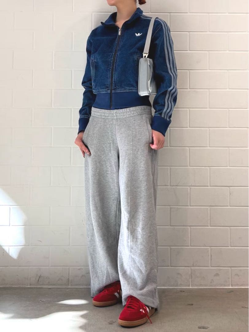 adidas アディダス アディカラー デニム トラックトップ ジャケット