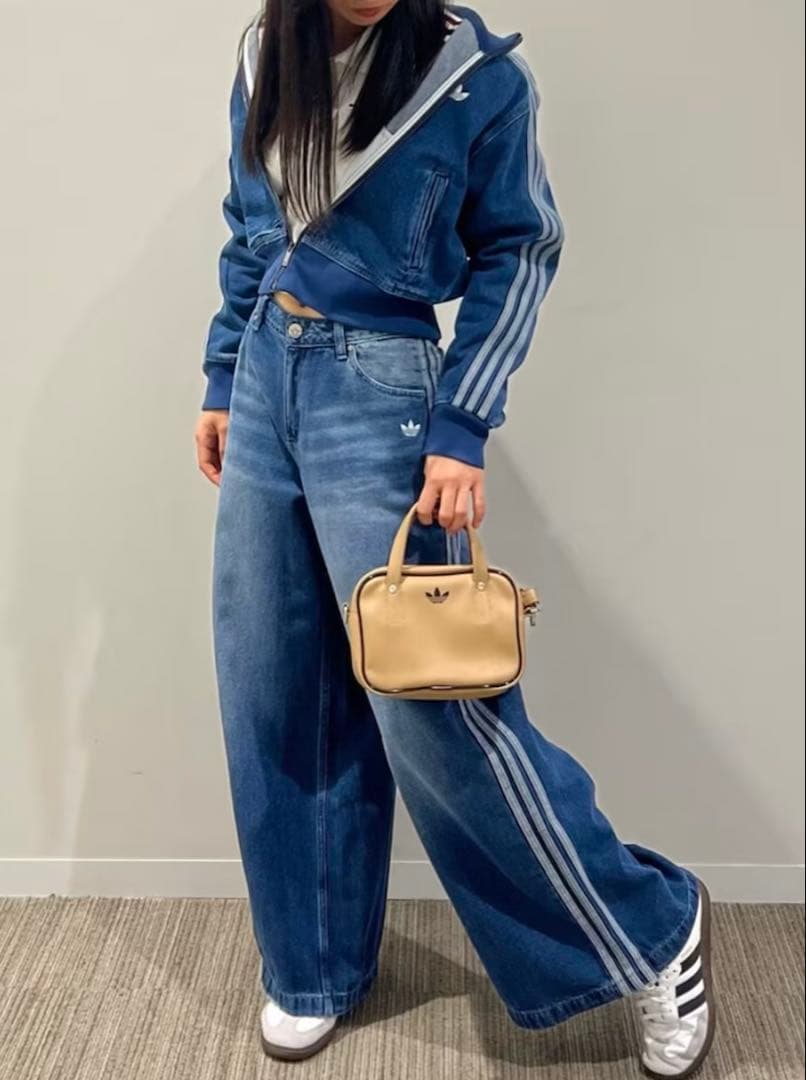 adidas アディダス アディカラー デニム トラックトップ ジャケット