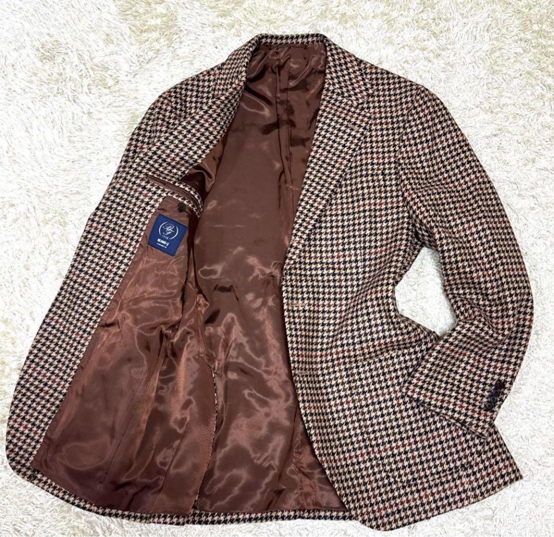 BEAMS f ビームスエフ 千鳥格子 テーラードジャケット