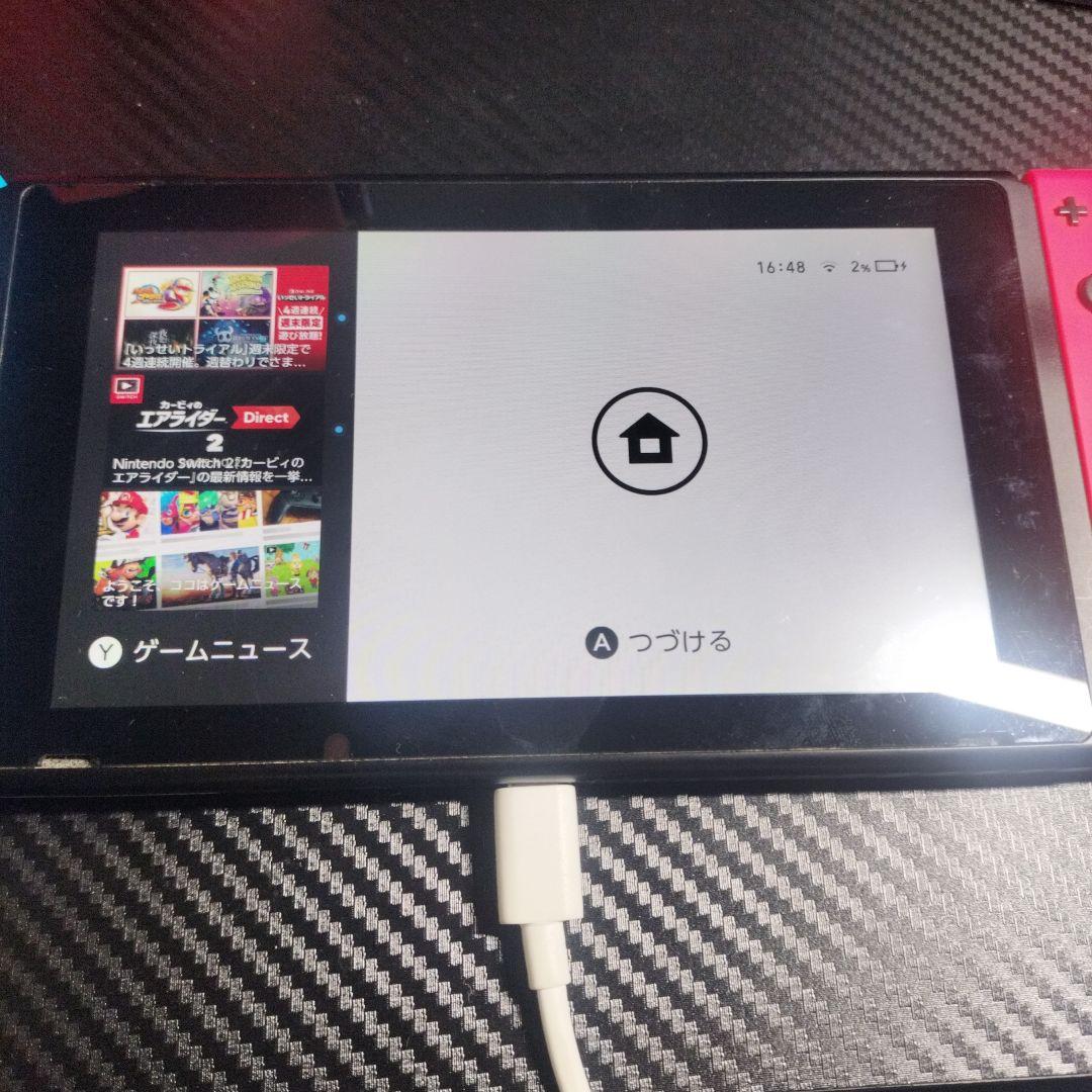 Nintendo Switch 赤/青 本体 純正コントローラー付き 値下げ可