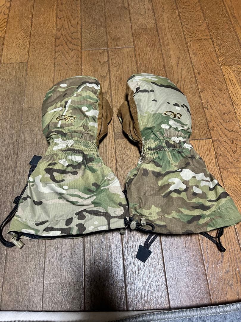 outdoor research multicam mitts Lサイズ