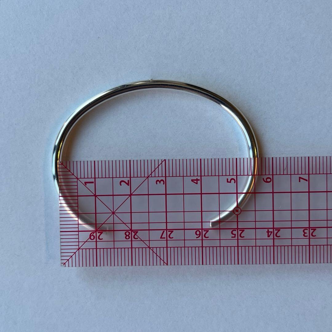 【美品】PIMENTE SV925×ダイヤモンド バングル ピモンテ