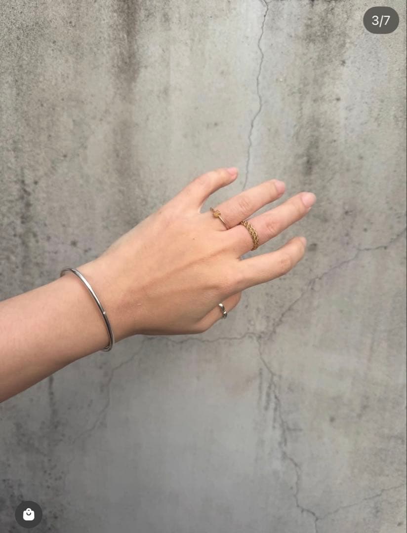 【美品】PIMENTE SV925×ダイヤモンド バングル ピモンテ