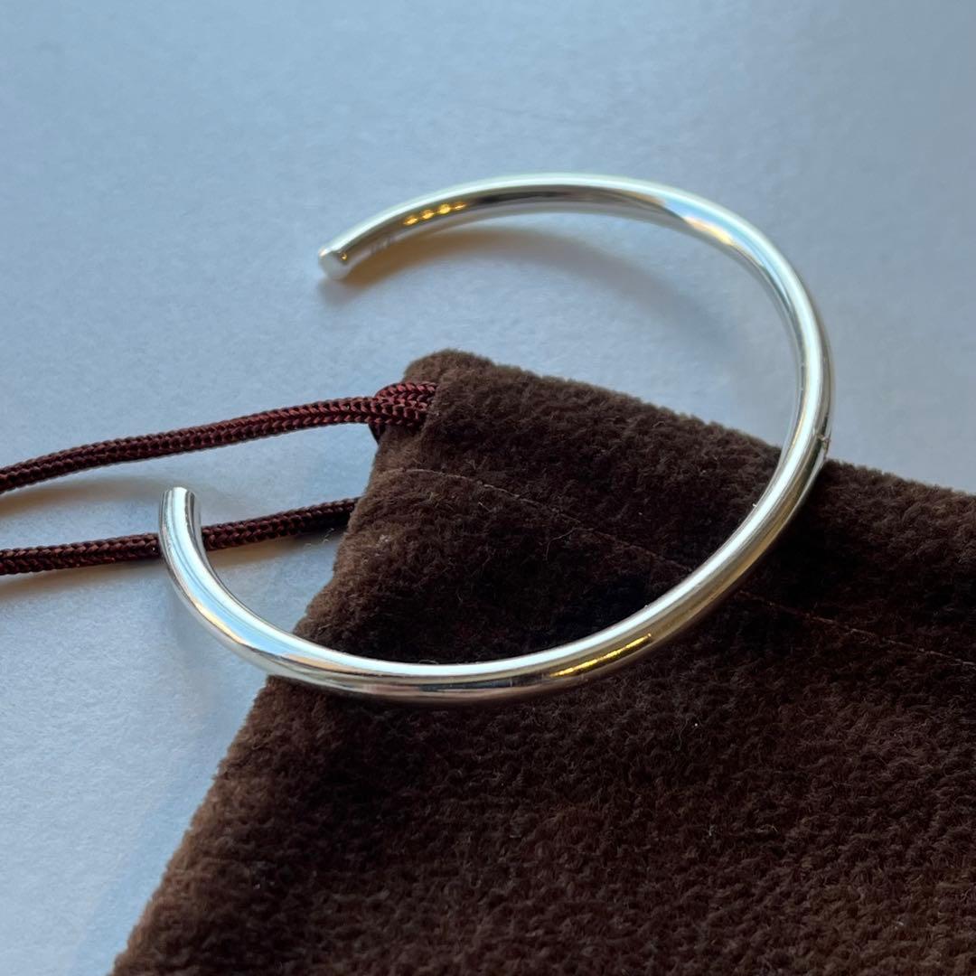 【美品】PIMENTE SV925×ダイヤモンド バングル ピモンテ