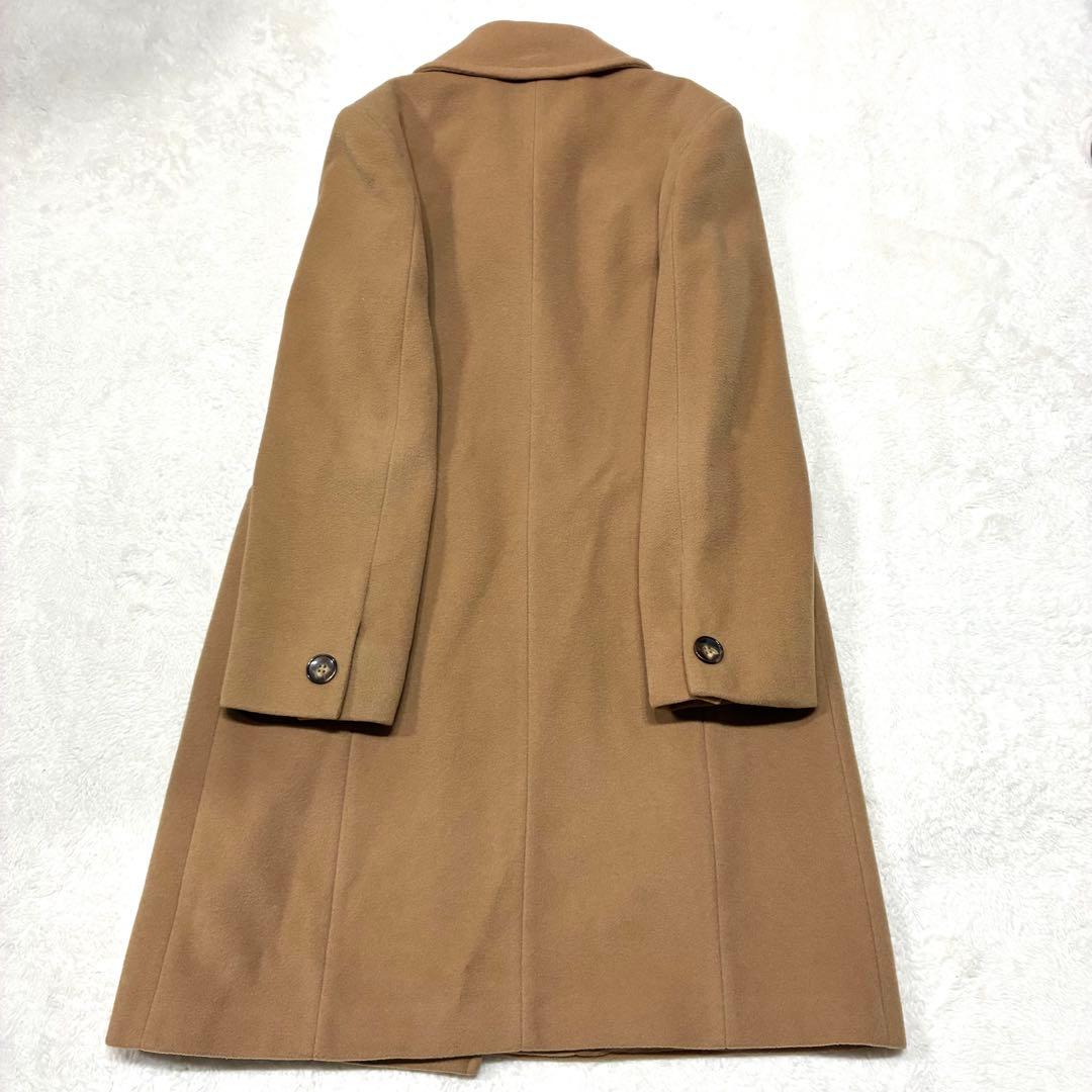 マックスマーラ ダブルブレスト ロングコート キャメル L イタリア製