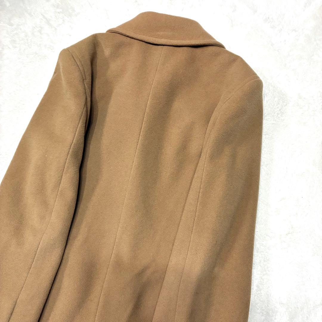 マックスマーラ ダブルブレスト ロングコート キャメル L イタリア製