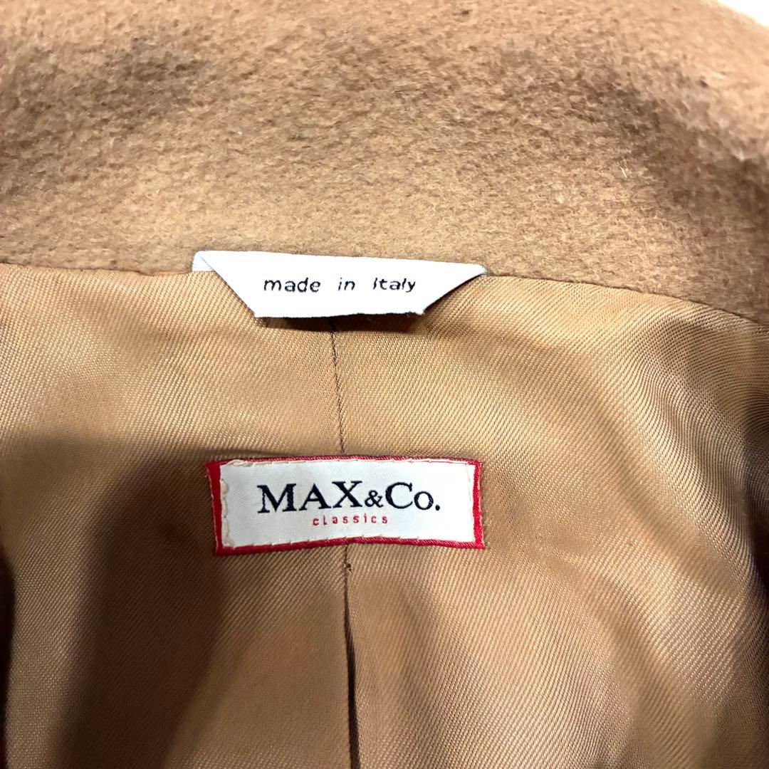マックスマーラ ダブルブレスト ロングコート キャメル L イタリア製