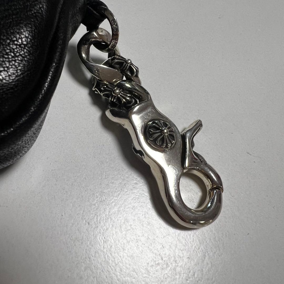 正規品　新品未使用　クロムハーツ マイクロタカ　ファンシーチェーン 黒 タカミニ