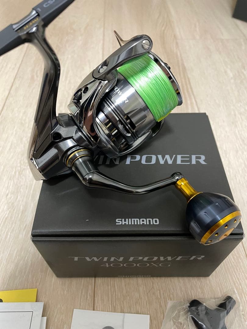 シマノ　24ツインパワー4000XG スローオシュレート解除済　美品　夢屋ノブ