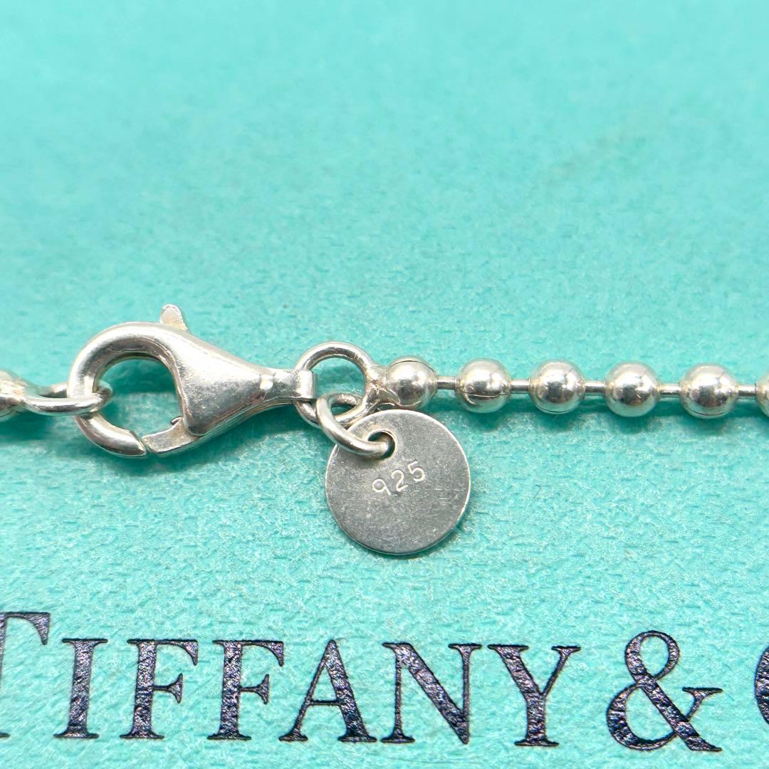 美品　ティファニー　ロング　ボールチェーン　ネックレス　シルバー　約87cm