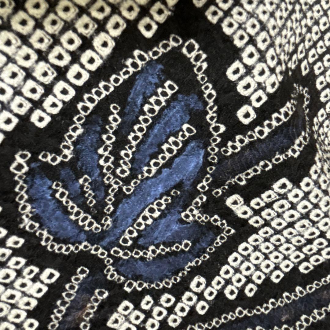 A159愛華 訪問着　総絞り　辻ヶ花　正絹　フォーマル　美品身丈166cm