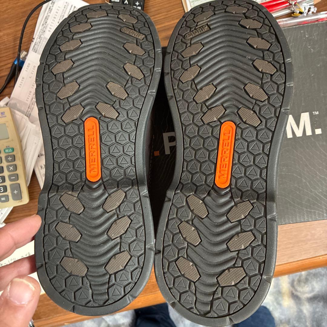 MERRELL ダークブラウン レザー　レルムモック 26.5