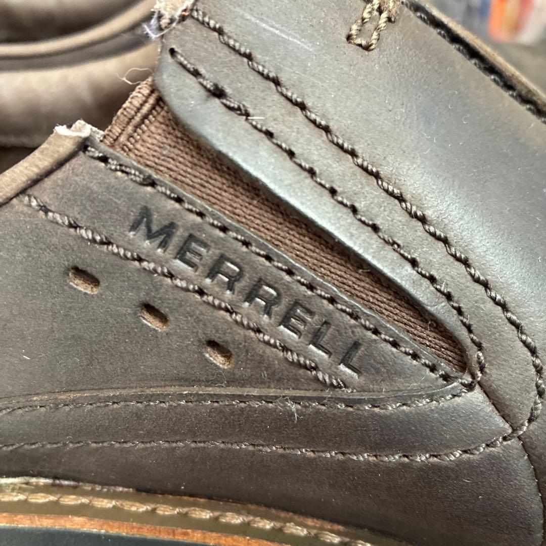 MERRELL ダークブラウン レザー　レルムモック 26.5