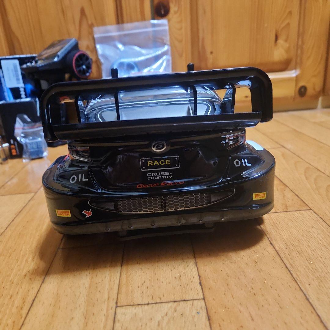 タミヤ ドリフト ラジコン フルセット　TT02　　黒 ラリー　ボディ　tt02