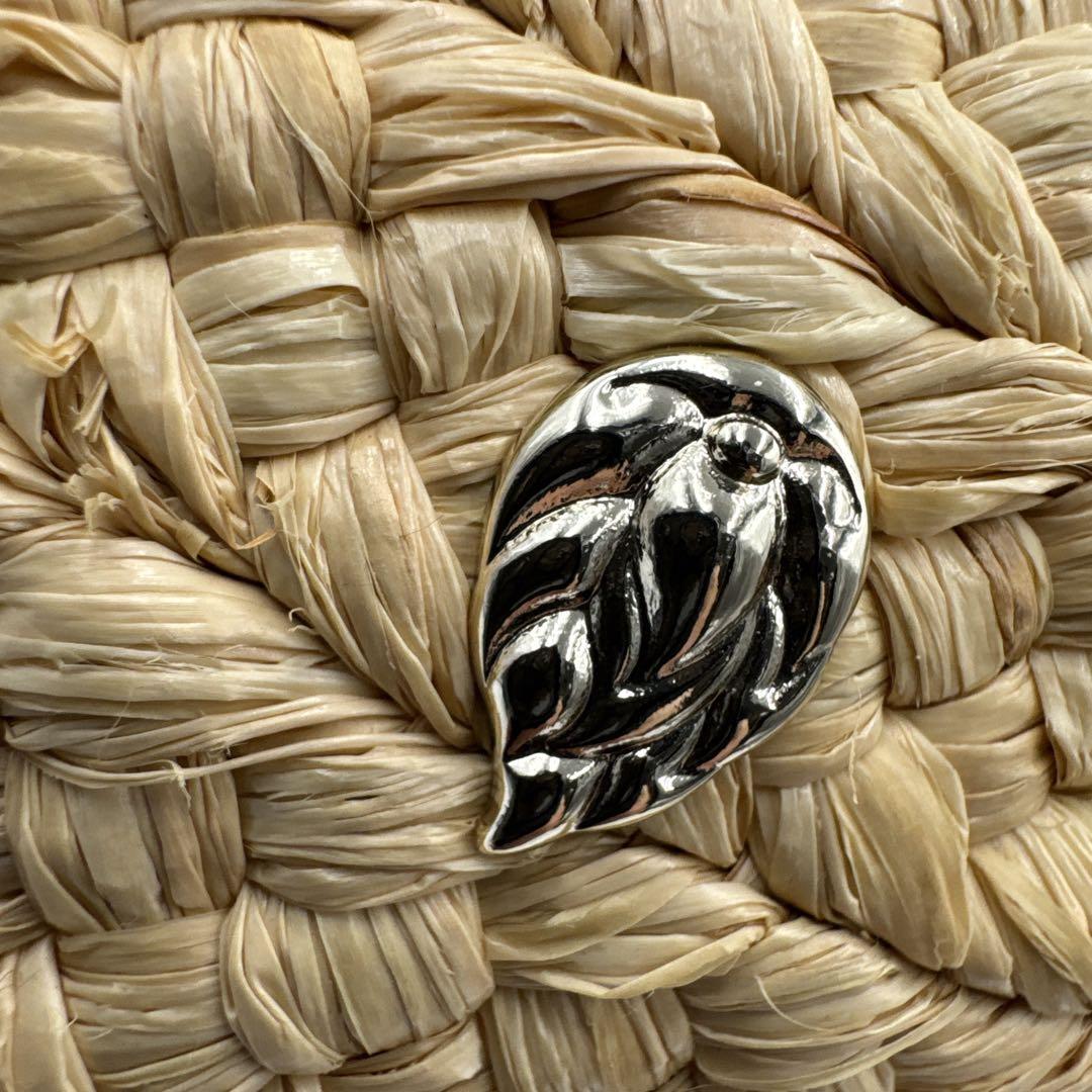 ヘレンカミンスキー ワンショルダーかごバッグ ラフィア 布巾着付き