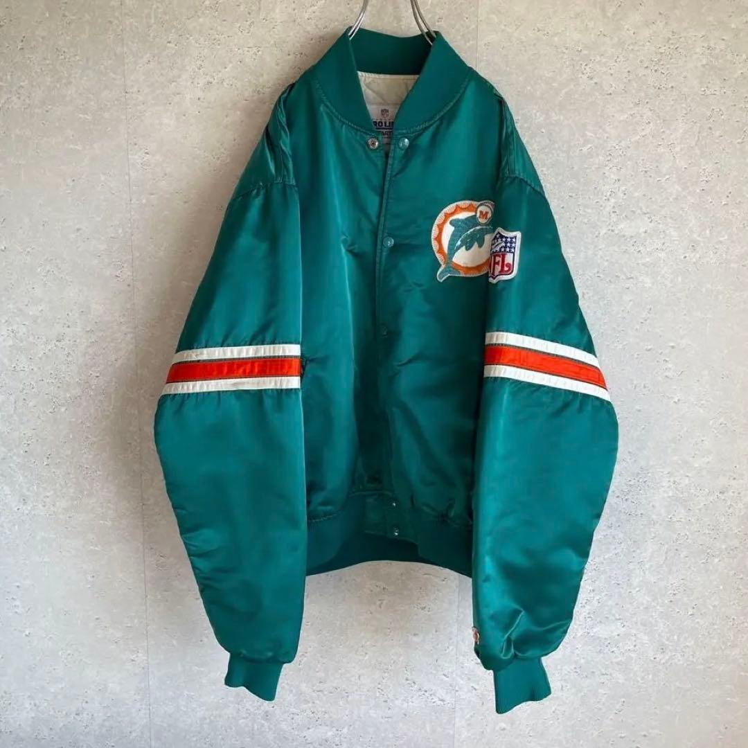 アメリカ製 80s 90s NFL スターター ドルフィンズ スタジャン XL