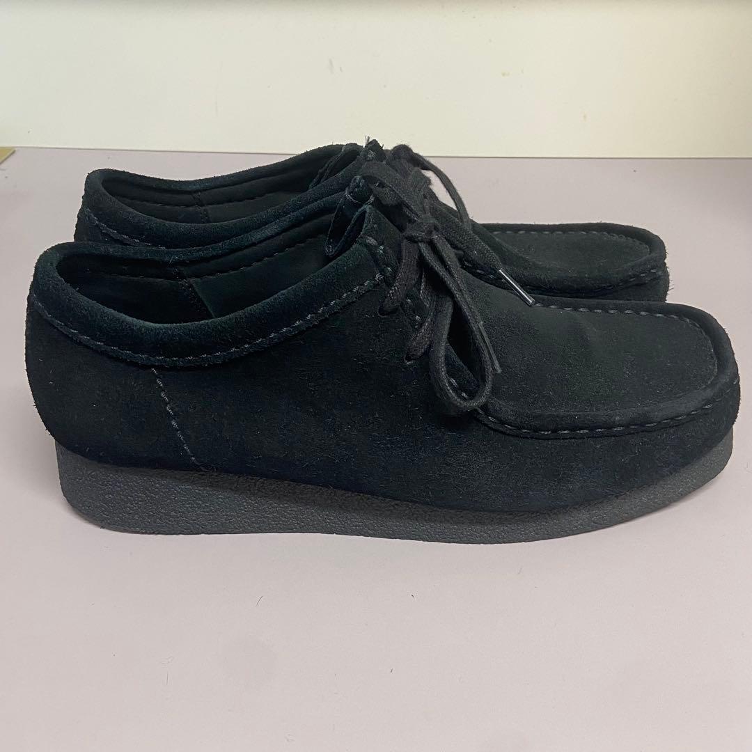 靴 Clarks WallabeeEVO Black SDE 8 1/2 26.5