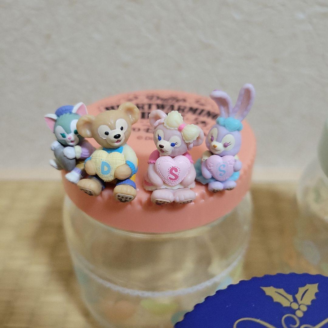 TDS ダッフィー＆フレンズ フィギュア付きガラス瓶(キャニスター)まとめ売り