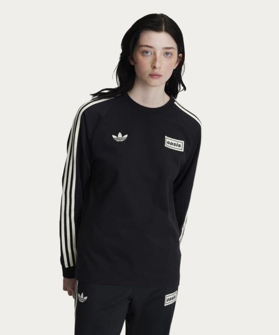 adidas × Oasis ツアー スリーストライプス 長袖Tシャツ