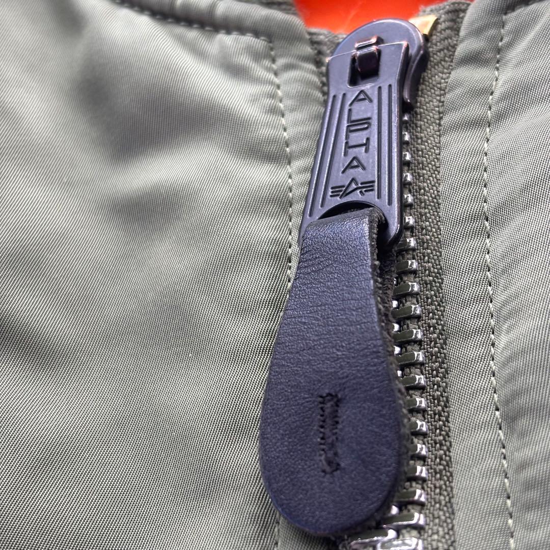 【極美品】アルファインダストリーズ MA-1 フライトジャケット カーキ M