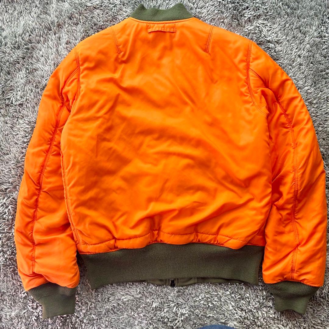 【極美品】アルファインダストリーズ MA-1 フライトジャケット カーキ M