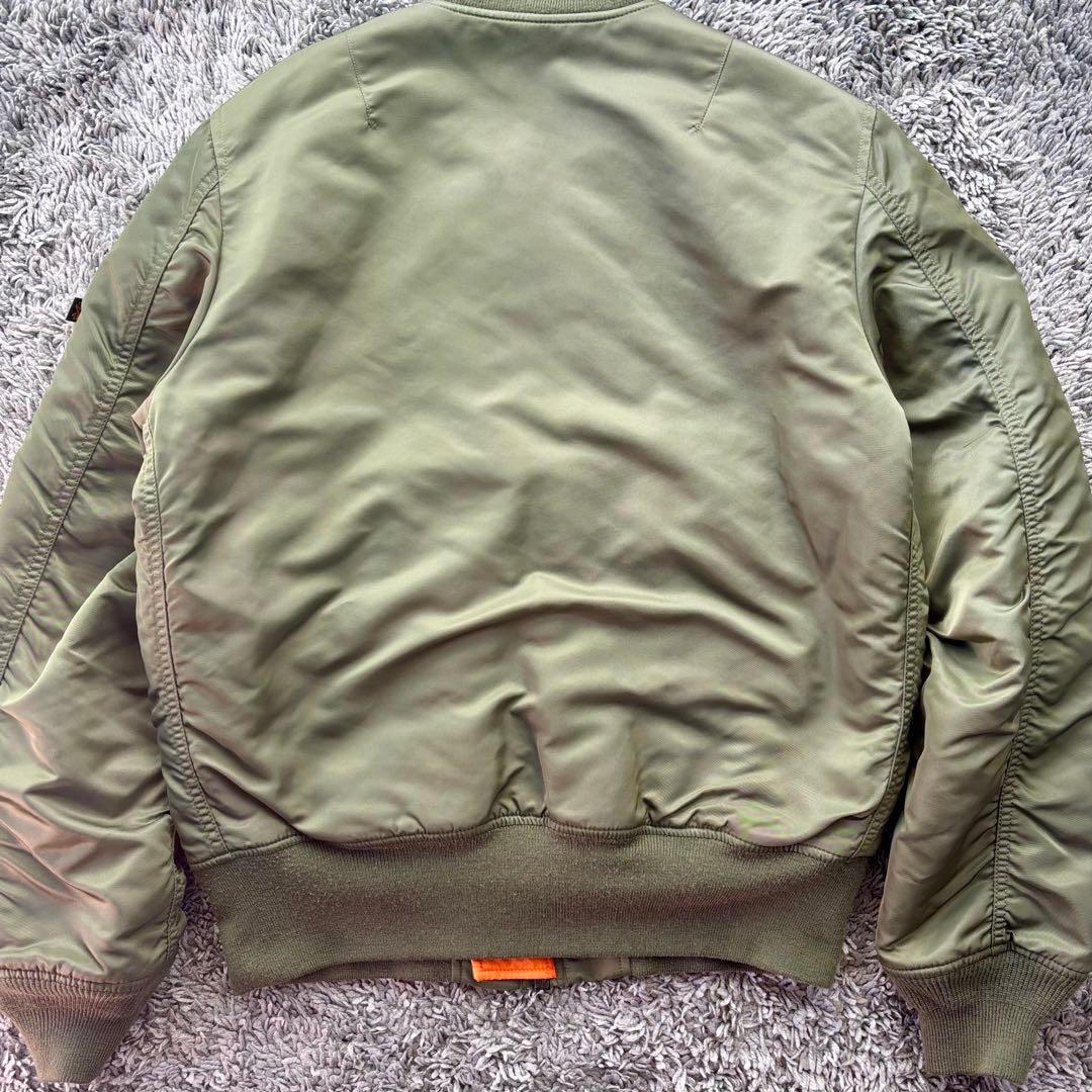 【極美品】アルファインダストリーズ MA-1 フライトジャケット カーキ M