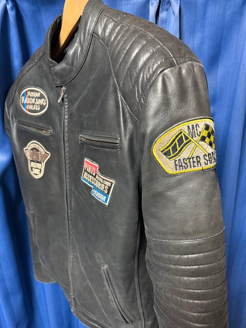DEGNER デグナー FASTER SONS 牛革 レザージャケット XL