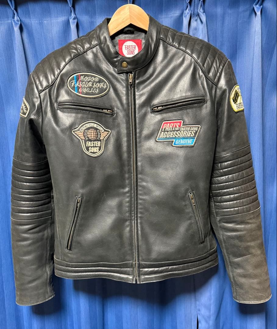 DEGNER デグナー FASTER SONS 牛革 レザージャケット XL
