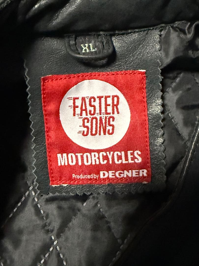 DEGNER デグナー FASTER SONS 牛革 レザージャケット XL
